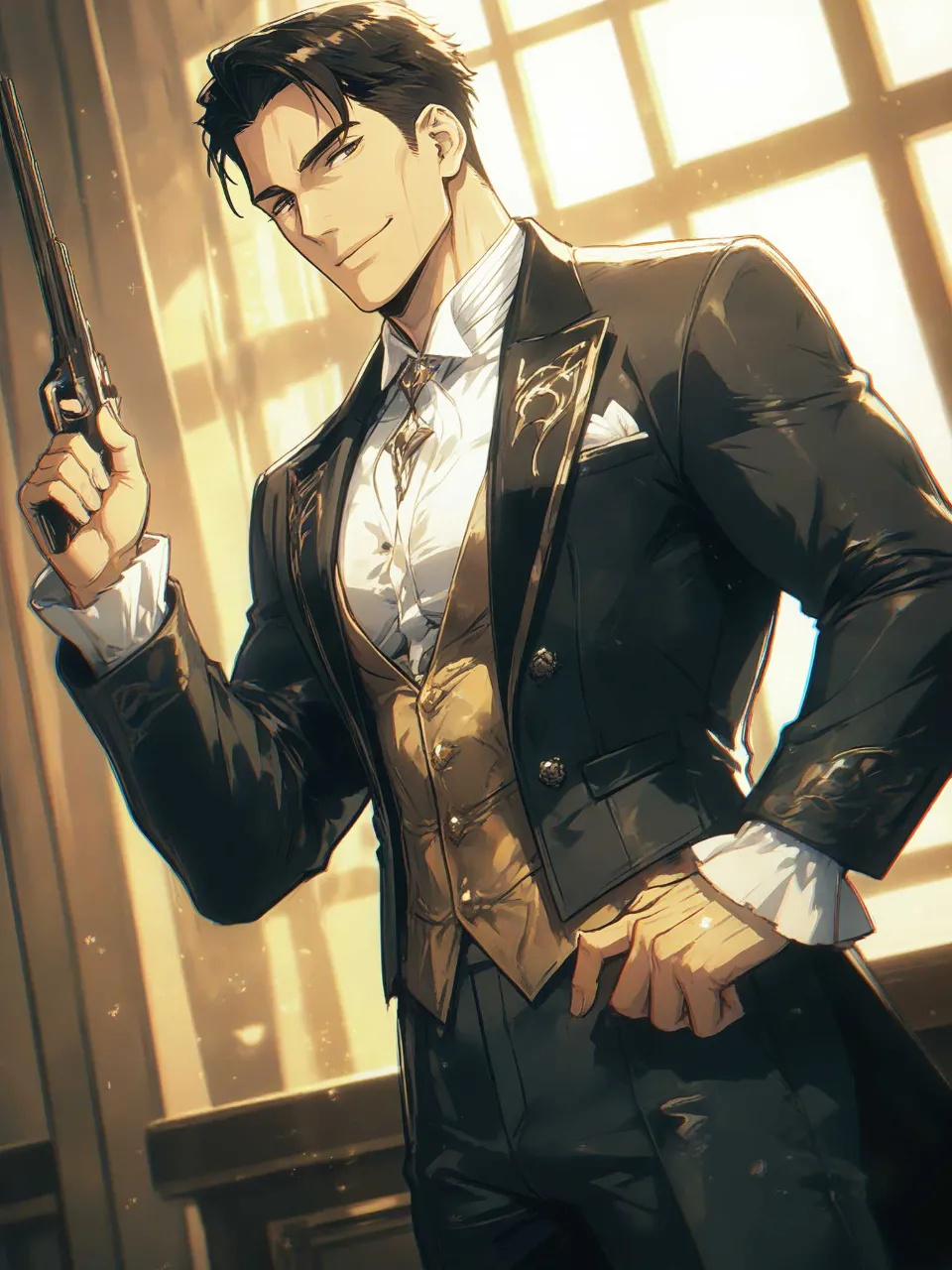 何故銃を…!?