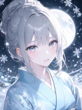 雪の姫 — 雪イラストのAIイラスト|SUPPART