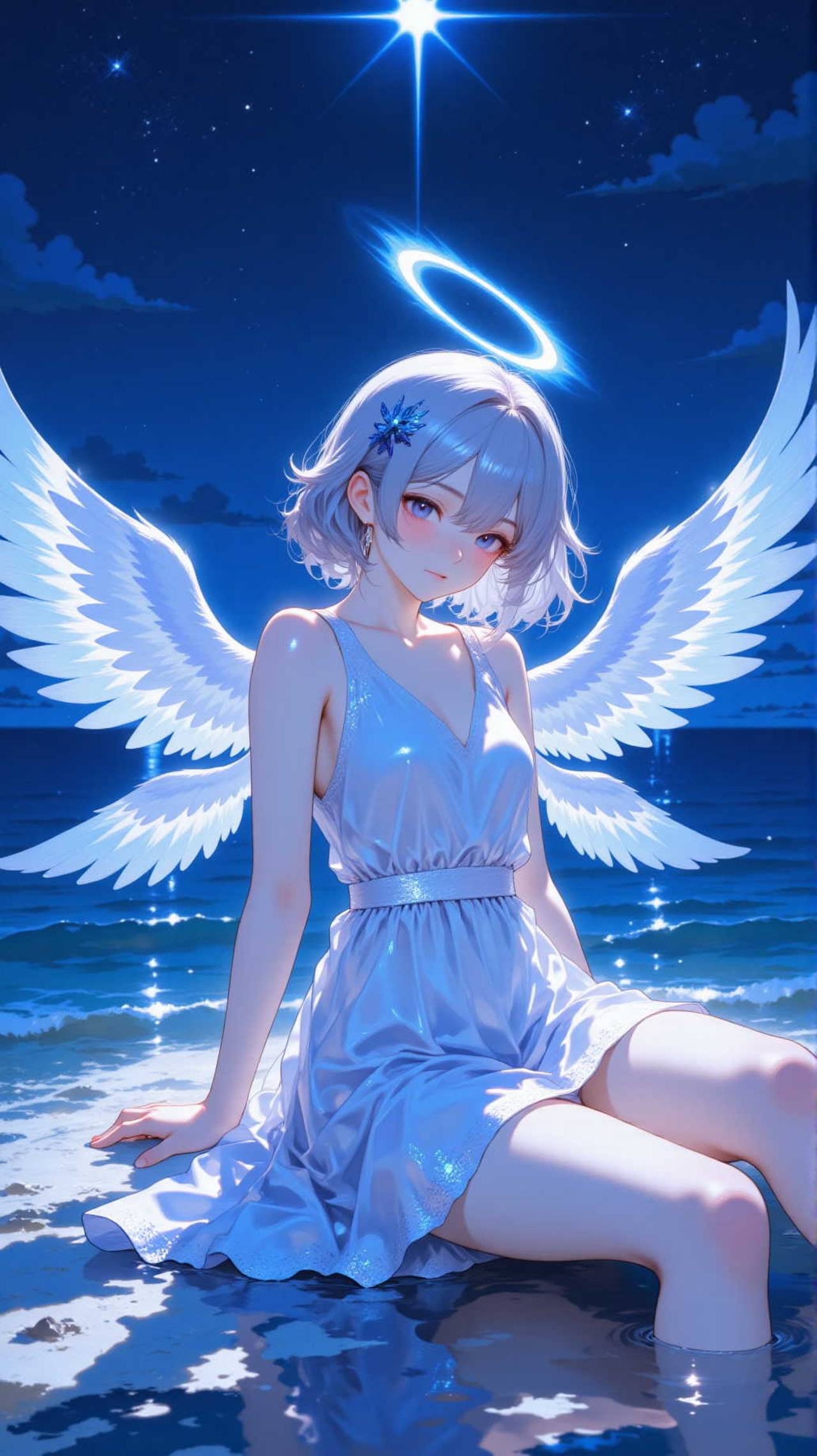 天使と静かな時間 — すみれさんのAIイラスト