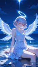 天使と静かな時間 — すみれさんのAIイラスト