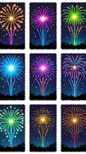 花火 9コマ