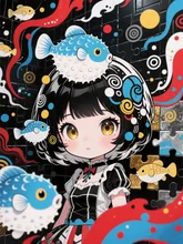GO-UP ART 【Neither】Peraly: Fish.