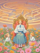 Blissful Garden on the Möbius Strip