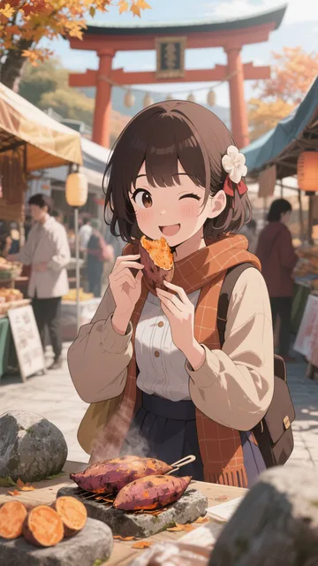 焼き芋を食す🍠