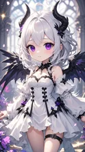 小悪魔堕天使 — ファンリさんのAIイラスト