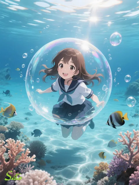 シャボンに包まれて