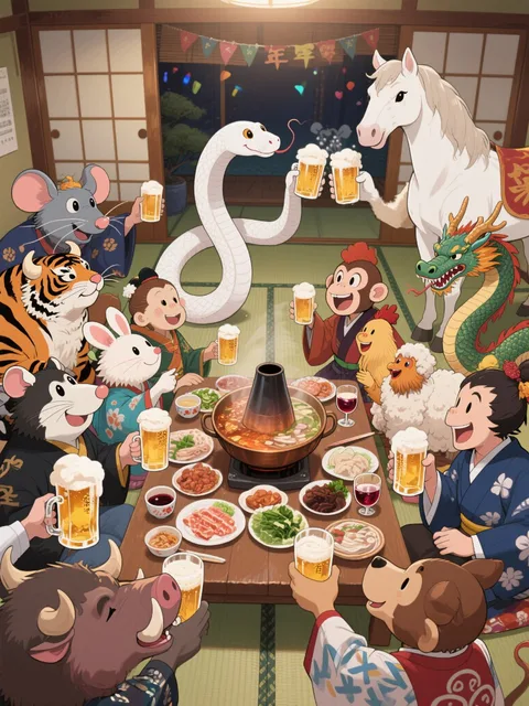 今年一年お疲れ様!来年頼むよー
