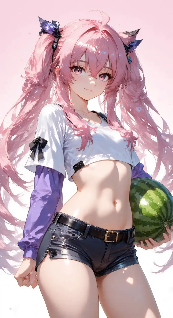 スイカ割り🍉女子 — はじめさんのAIイラスト