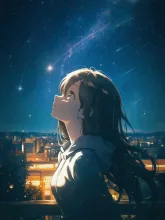 星を見上げる夜·チャレンジ の投稿作品