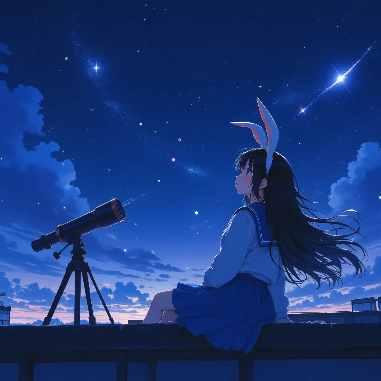 星に届くまで — Rabbit_FootさんのAIイラスト