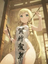 自分の服に書くスタイル