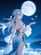 月の光の中で — ちゃいさんのAIイラスト
