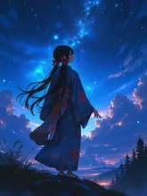 夜空に君を思ふ