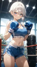 ボクサー美少女·汗と闘志、リングの華 の投稿作品