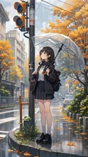 雨…