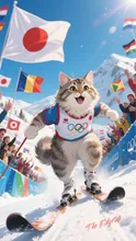 ミラノコルティナオリンピックでるニャ