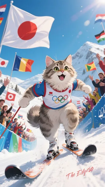ミラノコルティナオリンピックでるニャ