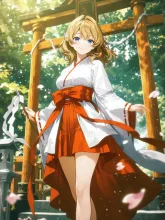 巫女 vs シスター·和か洋か の投稿作品