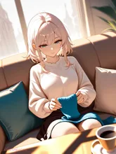 編み物でリラックスタイム