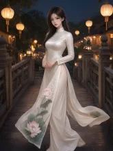 アオザイの美女