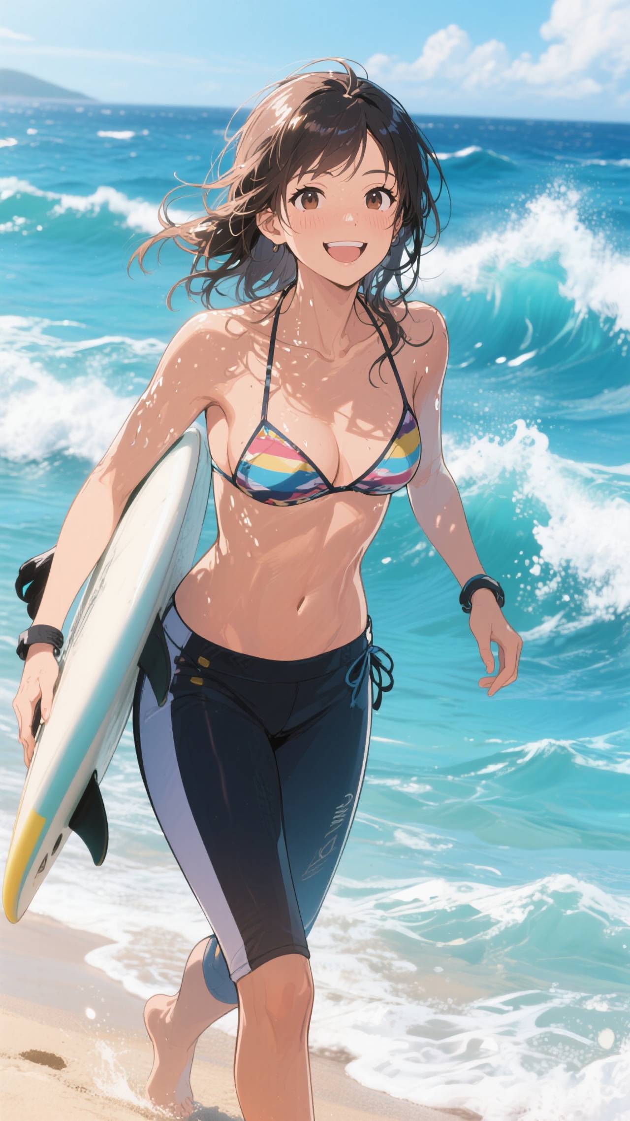 Enjoying the wave