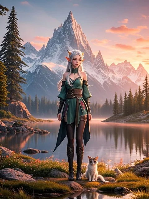 A majestic and impressive mountain