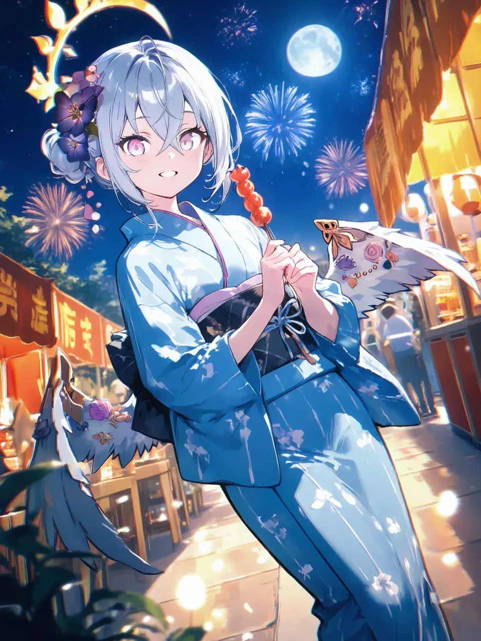 夏祭りと着物アズサ