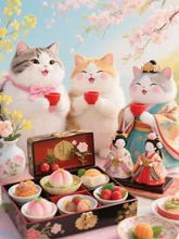 画像生成チャレンジ·ひな祭り の投稿作品