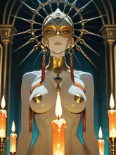 妖しげな夜の妖しげな仮装 — ドラゴンYAさんのAIイラスト