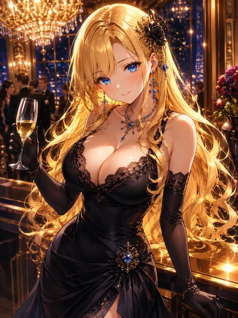 黒ドレス - はると