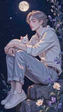 寝れるわ〜(。-ω-)zzz. . . — 𓃠フワフワ猫の甘々天使🪽ニャルル🤍さんのAIイラスト