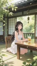 冷たい麦茶の食卓·初夏チャレンジ の投稿作品