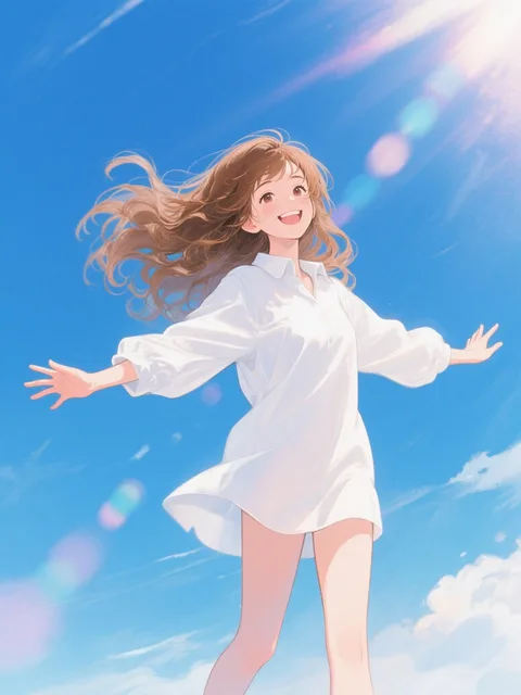 青い空は笑顔にする♪