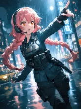 凛々しいミリタリーガール·凛と構える、戦場の華 の投稿作品