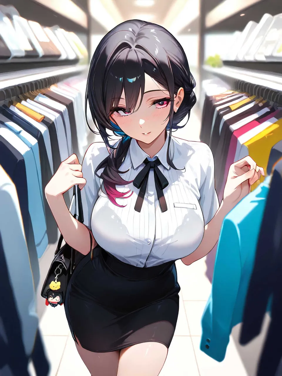 百貨店で見かけた美女 — 飛龍さんのAIイラスト