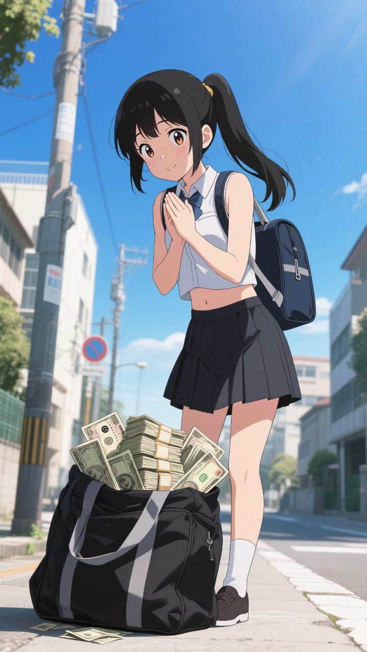 大喜びの女子高生2