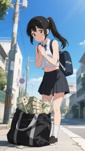 大喜びの女子高生2