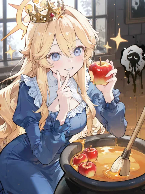 毒味をする王女様