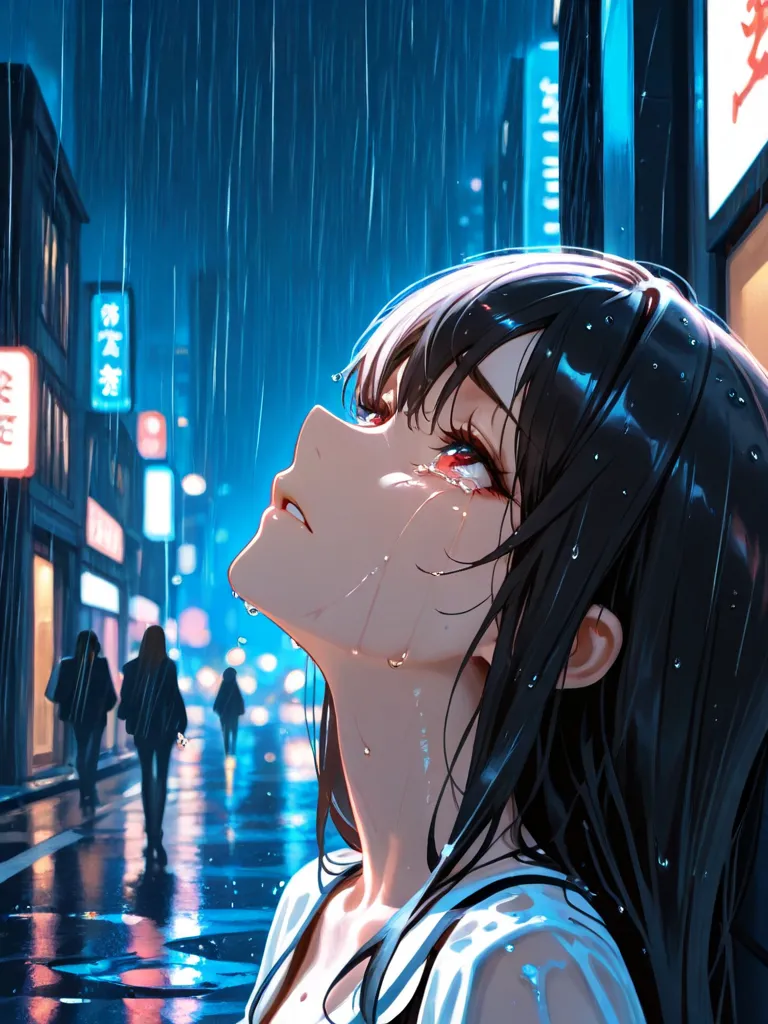 雨音に書き消されて — かなでさんのAIイラスト