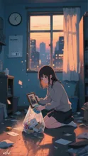 浸りながらの大掃除
