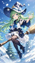 雪の魔法使い — IAさんのAIイラスト