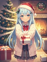 *↟⍋*↟ 𝑀𝑒𝑟𝑟𝑦 𝐶ℎ𝑟𝑖𝑠𝑡𝑚𝑎𝑠 ☃︎❄︎.* — クリスマスイラストのAIイラスト|SUPPART