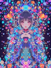 万華鏡の中 — mieさんのAIイラスト