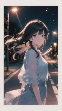夜に溶けていく·チャレンジ の投稿作品