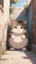 何してるとか聞くなっ見るにゃーーあっち行け