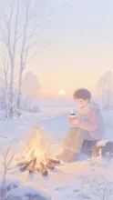 暖かさ — アシタバさんのAIイラスト
