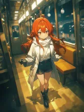 なぜか電車内に迷い込む少女
