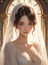 花嫁のベール·誓う前の一瞬 の投稿作品