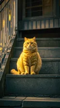 金色の猫