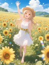 ひまわりの陽子。